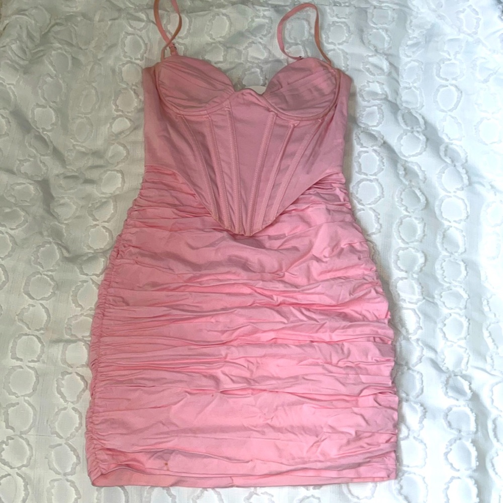 Babyboo pink mini hoco dress xs